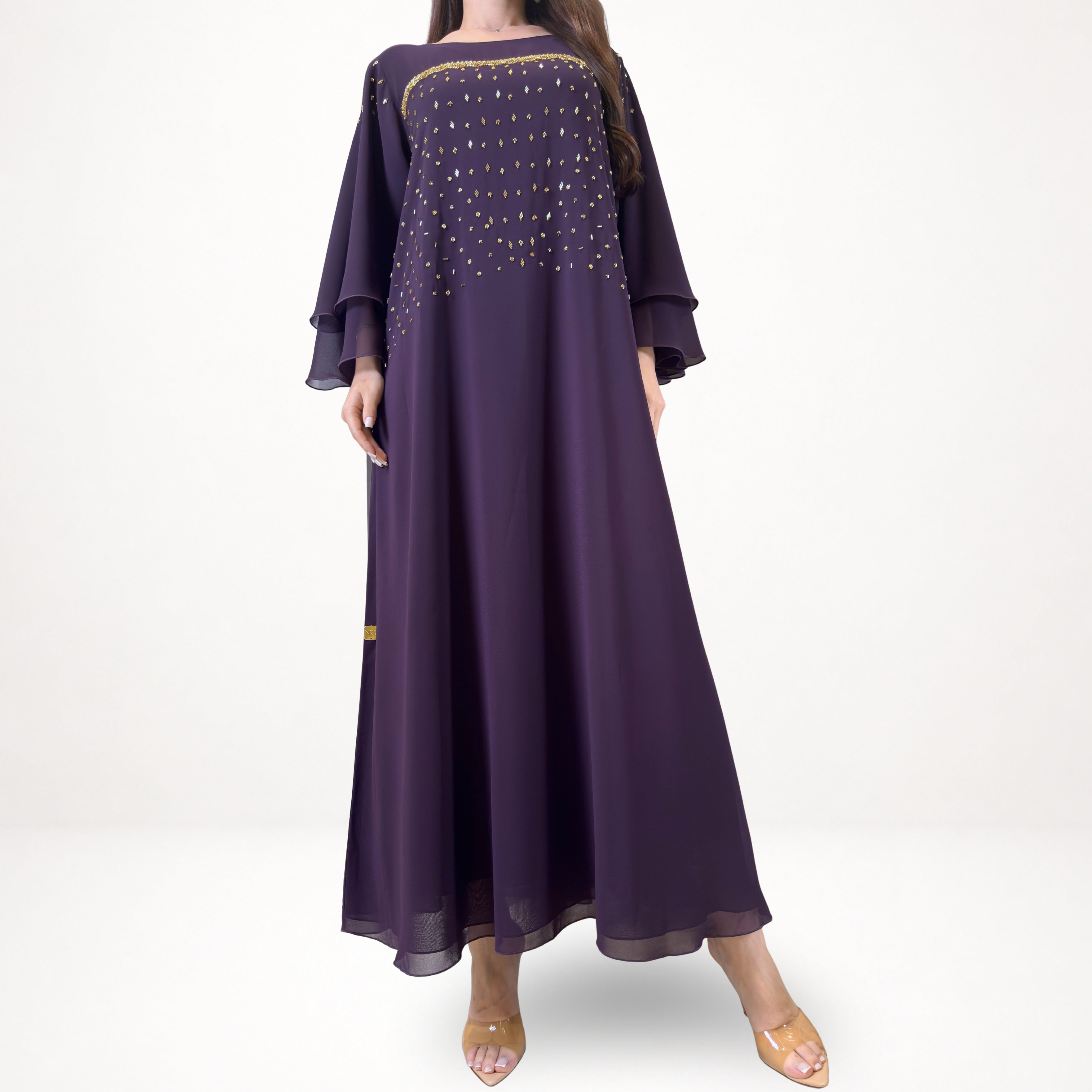 Double Chiffon Handmade Embroidery